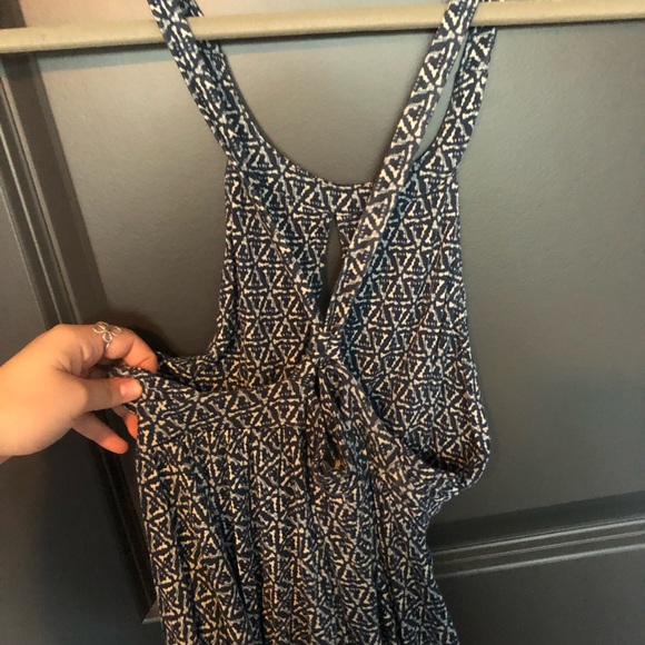 Blue Patterned Romper - Picture 3 of 4